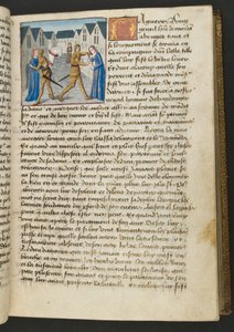 Seite aus Cent Nouvelles Nouvelles, ca. 1461-62 von French School