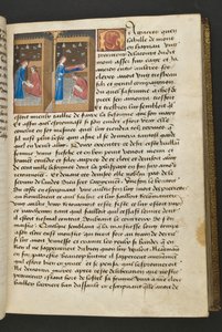 Seite aus Cent Nouvelles Nouvelles, ca. 1461-62 von French School