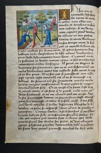 Seite aus Cent Nouvelles Nouvelles, ca. 1461-62