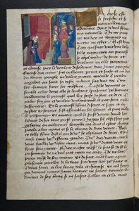 Seite aus Cent Nouvelles Nouvelles, ca. 1461-62 von French School
