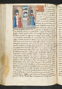 Seite aus Cent Nouvelles Nouvelles, ca. 1461-62