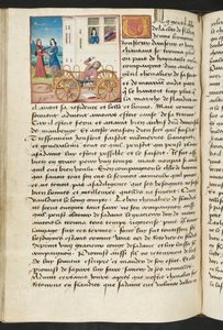 Seite aus Cent Nouvelles Nouvelles, ca. 1461-62 von French School