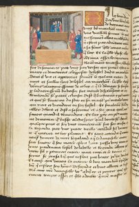 Seite aus Cent Nouvelles Nouvelles, ca. 1461-62 von French School