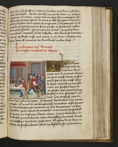 Seite aus Cent Nouvelles Nouvelles, c.1461-62 von French School