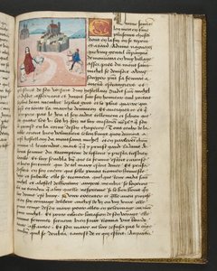 Seite aus Cent Nouvelles Nouvelles, c.1461-62 von French School