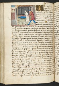 Seite aus Cent Nouvelles Nouvelles, c.1461-62