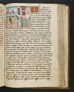 Seite aus Cent Nouvelles Nouvelles, c.1461-62