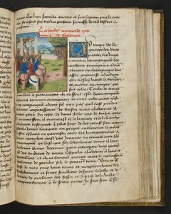 Seite aus Cent Nouvelles Nouvelles, c.1461-62 von French School
