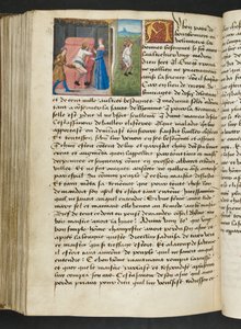 Seite aus Cent Nouvelles Nouvelles, c.1461-62 von French School