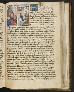 Seite aus Cent Nouvelles Nouvelles, c.1461-62