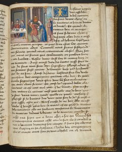 Seite aus Cent Nouvelles Nouvelles, c.1461-62