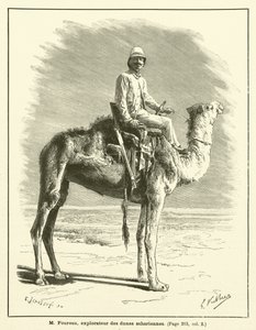 M. Foureau, Entdecker der Sahara-Dünen von French School