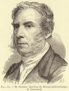 M Glaisher, Direktor des Meteorologischen Büros von Greenwich von French School