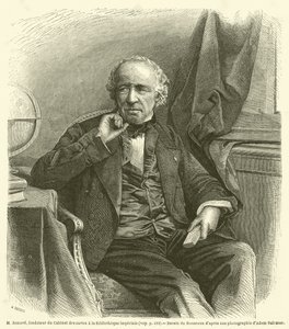 M. Jomard, Gründer des Kartenkabinetts in der Kaiserlichen Bibliothek von French School