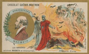 Macbeth, Chocolat Guerin-Boutron Sammelkarte