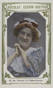 Madame Vallandri, von der Opéra-Comique von French School