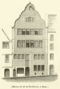 Haus, in dem Beethoven geboren wurde, in Bonn