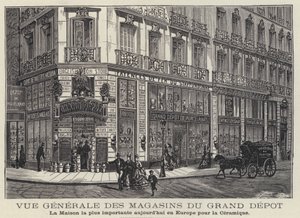 Maisons du Grand Depot, Keramikladen in Paris, Frankreich von French School