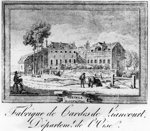 Herstellung, Herzog von La Rochefoucauld in Liancourt; Schnurfabrik von Liancourt, Dept de l