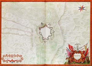 Karte von Marsal, aus dem Atlas de Louis XIV von French School