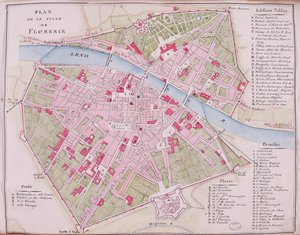 Stadtplan von Florenz