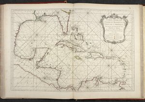 Karte des Golfs von Mexiko, Carte reduite du golphe de Mexique et des isles de l