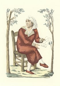 Marat im Morgenmantel von French School