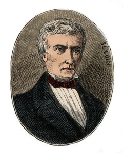Marc Seguin (1786-1875) Architekt und Ingenieur - Gravur in „Sciences à la range de tous - physics et chimie populaires“ von Alexis Clerc - Ende 19. Jahrhundert - Private Sammlung von French School