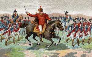 Marschall Joachim Murat in der Schlacht von Jena (Deutschland, 14. Oktober
