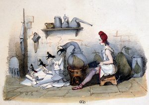 Marianne: Analyse der Birne - Karikatur über Louis Philippe I. von French School