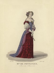 Marie Angélique de Scorailles, Herzogin von Fontanges, Mätresse von König Ludwig XIV. von Frankreich von French School