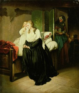 Marie Antoinette auf dem Weg zu ihrer Hinrichtung (eines von zwei)