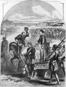 Maria Stuart gibt sich Elisabeth I. von England hin. In 