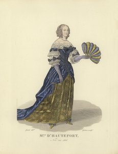 Marie de Hautefort, Favoritin von König Ludwig XIII. von Frankreich von French School