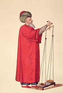 Marktbeamter, osmanische Periode, drittes Viertel des 18. Jahrhunderts von French School