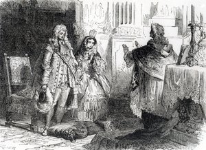 Heirat von Ludwig XIV. und Madame de Maintenon