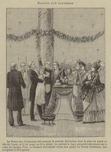 Freimaurerische Taufe von French School