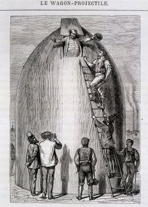 Maston hatte zugenommen - in „Von der Erde zum Mond“ von Jules Verne