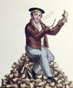 Mathurin Bruneau (1784-1825) Thronprätendent von Frankreich als König Ludwig XVII., ca. 1818 (Farbstich) von French School