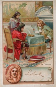 Treffen zwischen Leibniz und Bossuet von French School