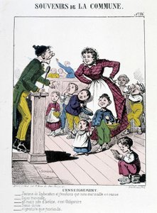 Erinnerungen an die Kommune: Unterricht, Ende 19. Jahrhundert B.H.V. P. von French School