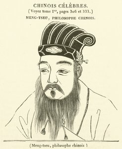 Meng-tseu, chinesischer Philosoph von French School