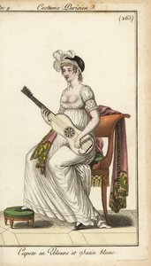 Merveilleuse spielt Gitarre
