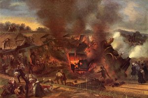 Meudon Eisenbahnunfall auf der Versailles-Bahn, aus 