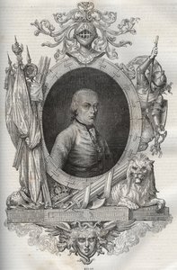 Michael Friedrich Benedikt Baron von Melas (1729-1806), Feldmarschall - Neue Nationale Enzyklopädie von Maurice La Charest - 1870 von French School