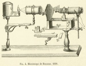 Mikroskop von Bonanni von French School