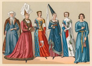 Kostüm des Mittelalters von French School