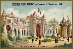 Kriegsministerium (Chromolithografie) von French School