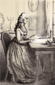 Mme Roland (1754 - 1793) - in „Galerie historique de la Revolution francaise“ von Alber Maurin