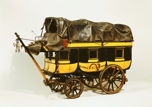 Modell eines Omnibusses mit vierzig Sitzen